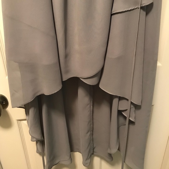 NWT Alfred Angelo smoke grey bridesmaid dress - Picture 3 of 8